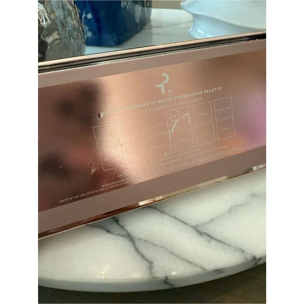 PATRICK TA Major Dimension III Matte Eyeshadow Palette